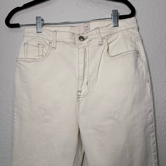 Current/Elliott Women's Cream Boot Cut Jeans 29 - Picture 5 of 8